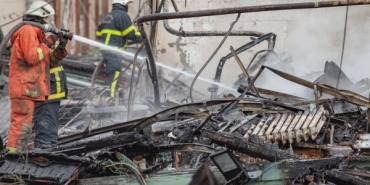 Мъж пострада при пожар край Кюстендил, хоспитализиран е.