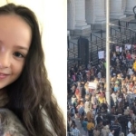 Родителят на убитото от скитащи кучета дете застана до протестиращите в столицата, апелирайки за по-строги мерки срещу агресивните животни.