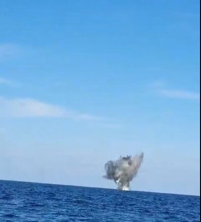 Румънската армия обезвреди дрон в Черно море, близо до Констанца (видео)